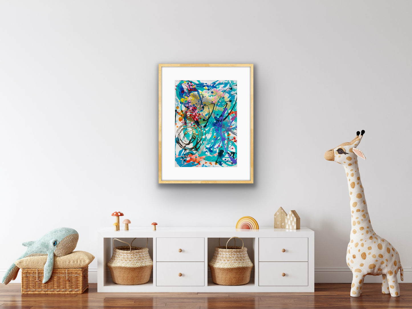 “Splish Splash” original painting on paper (unframed)