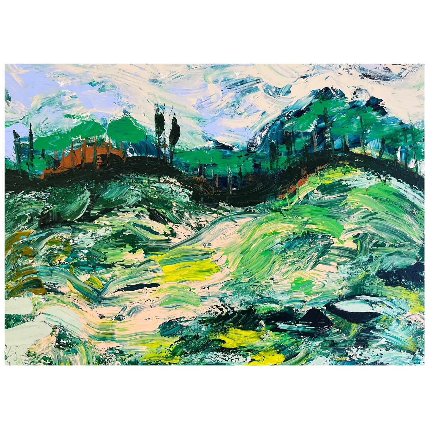 "Let's Go Home" Original Painting on Canvas