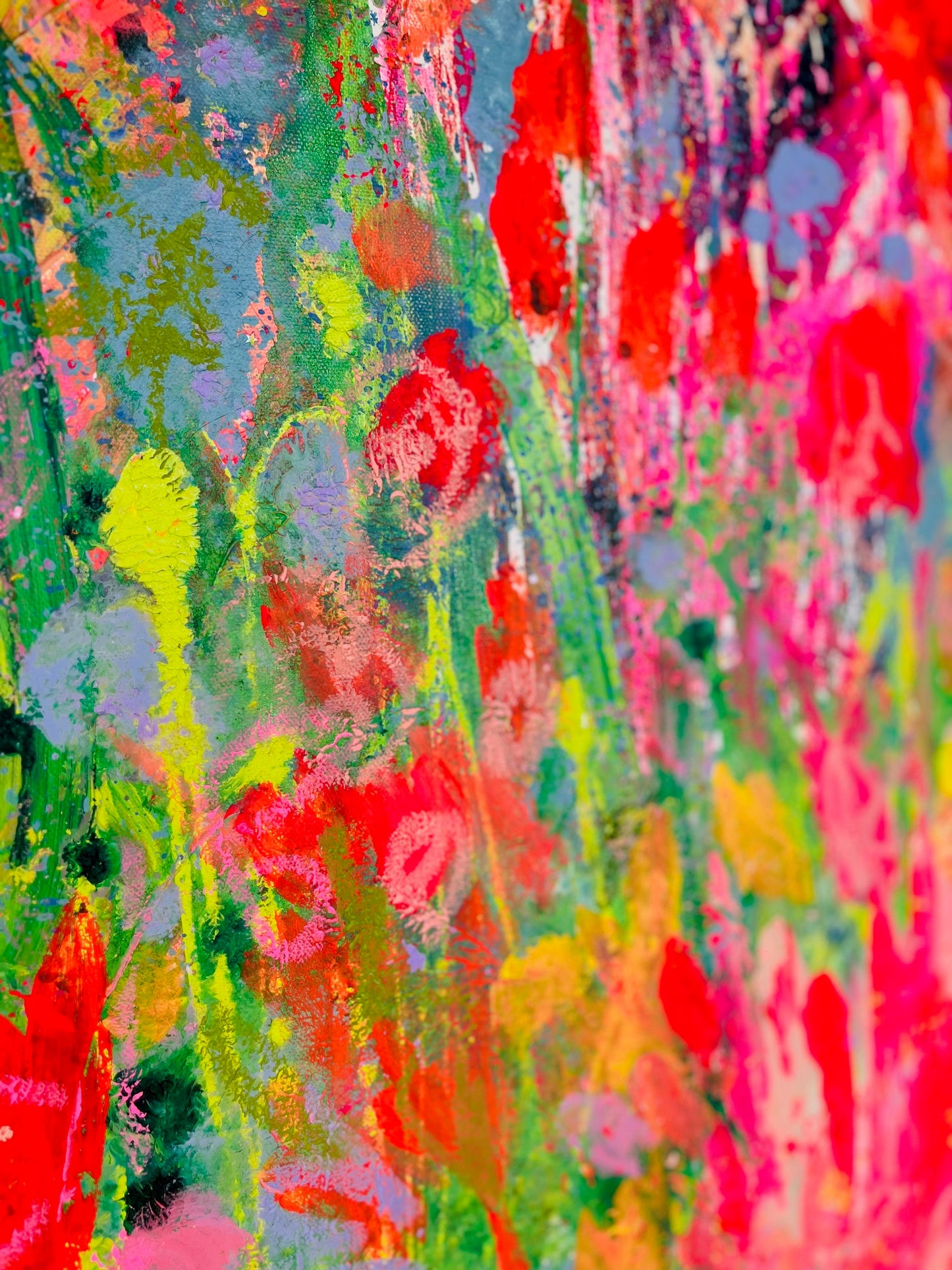 "Always in Bloom" Original Painting on Canvas