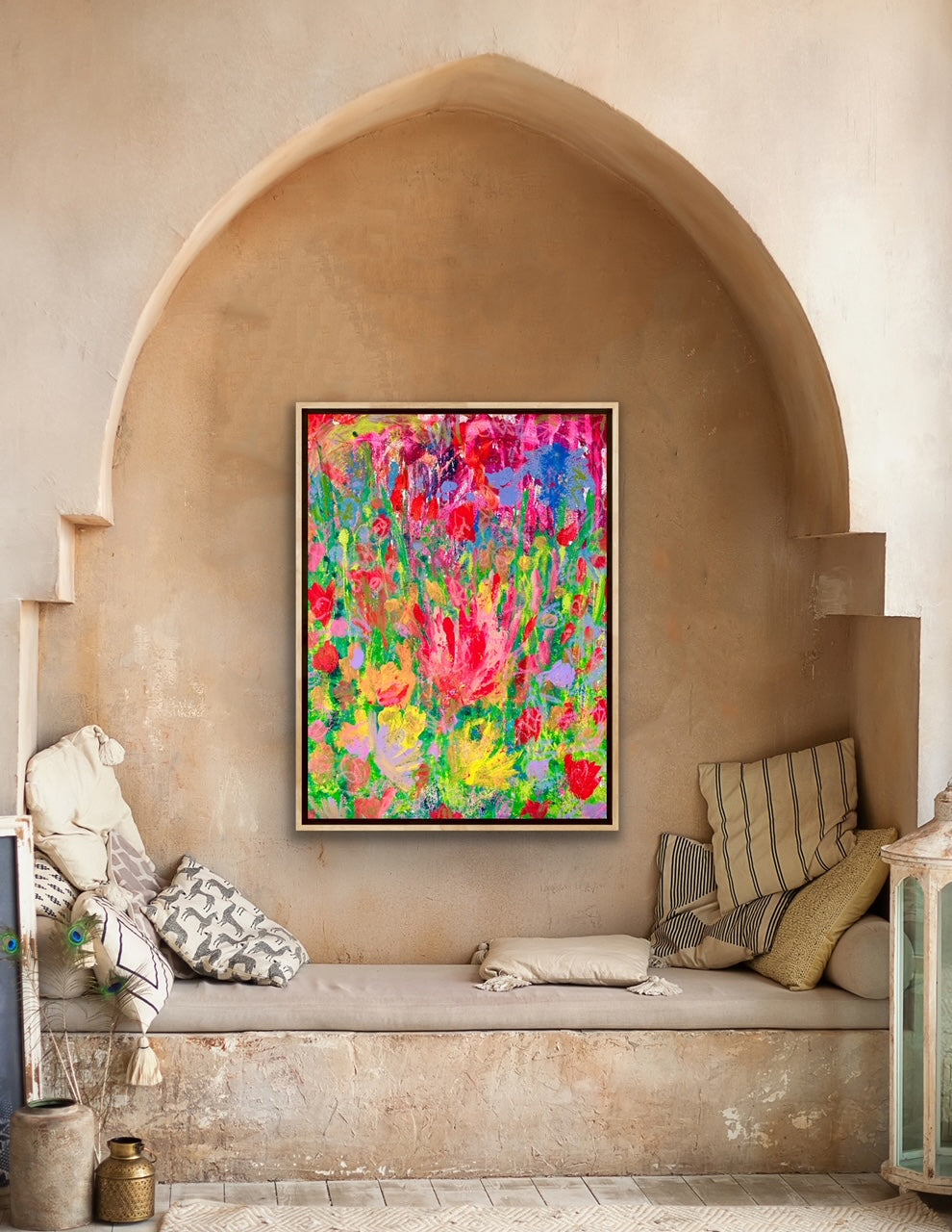 "Always in Bloom" Original Painting on Canvas