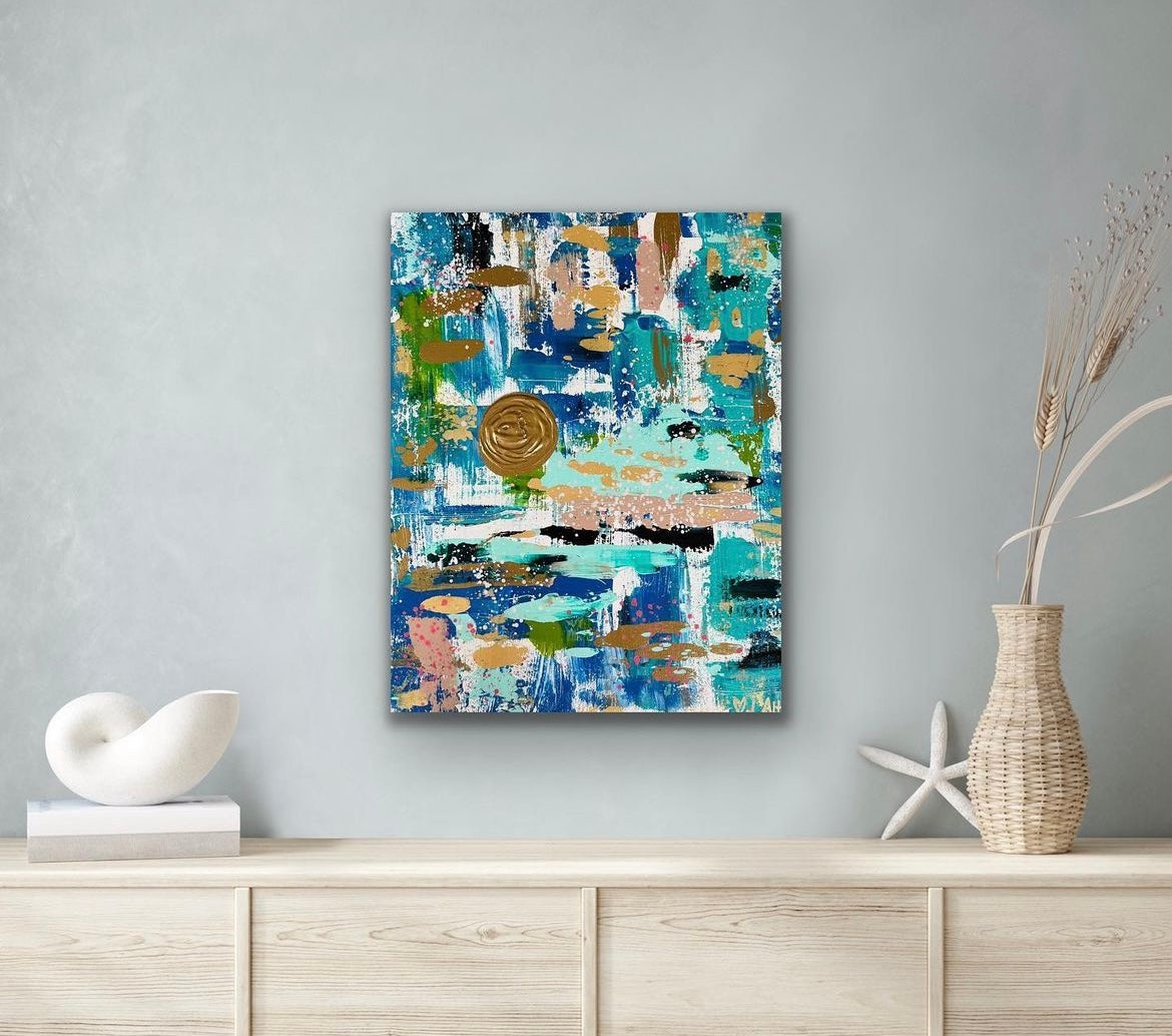 "Free To Rise" Original Painting on gallery wrapped canvas