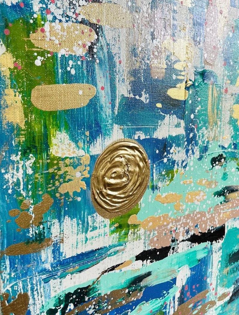 "Free To Rise" Original Painting on gallery wrapped canvas