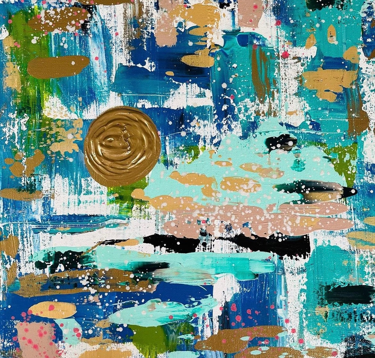 "Free To Rise" Original Painting on gallery wrapped canvas