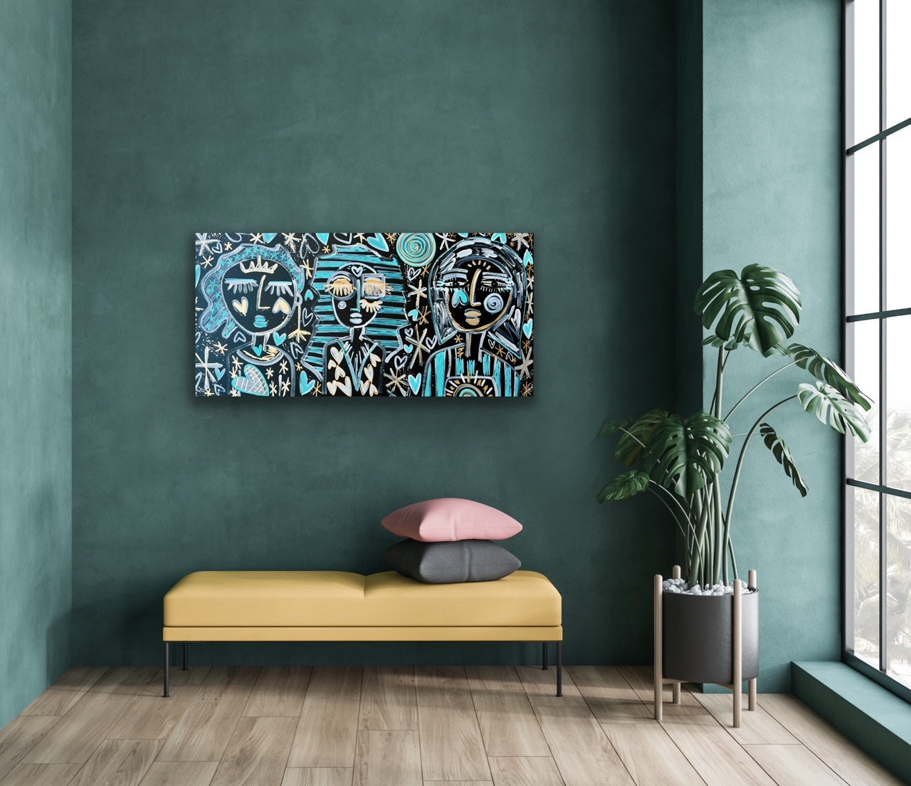 "Rock With You" Original Painting on Gallery Wrapped Canvas