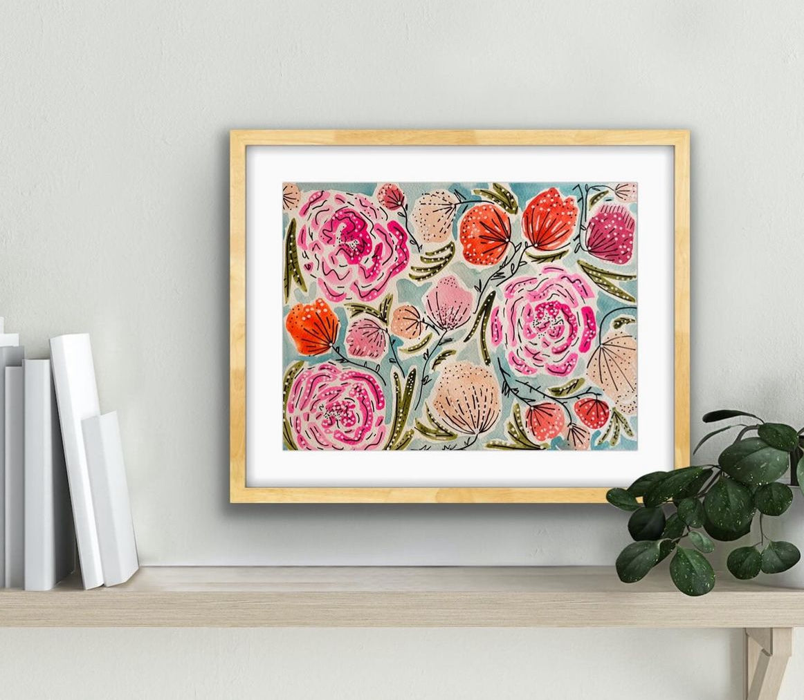 "Love is the Way" Original watercolor on paper