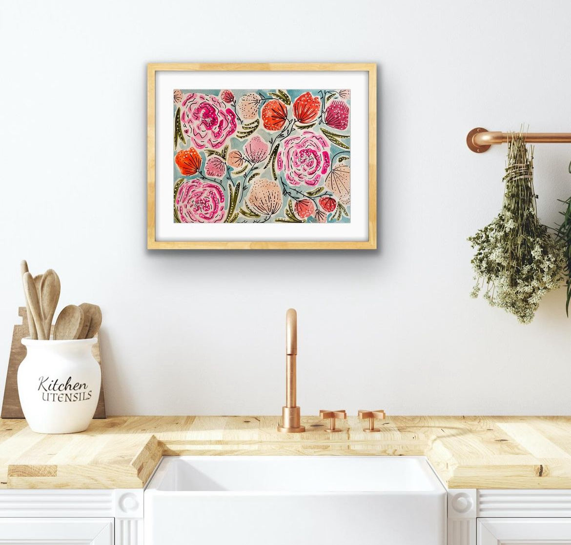 "Love is the Way" Original watercolor on paper