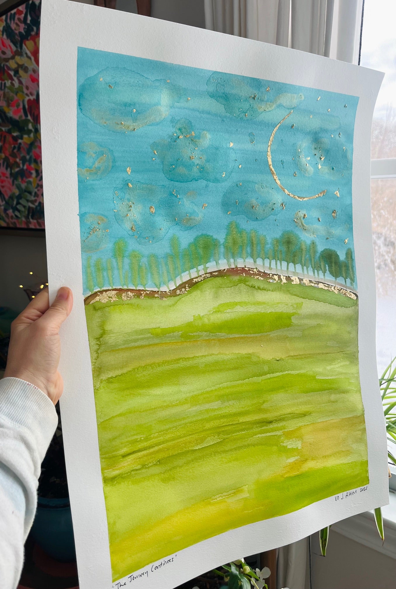 "The Journey Continues" Watercolor Original on Paper