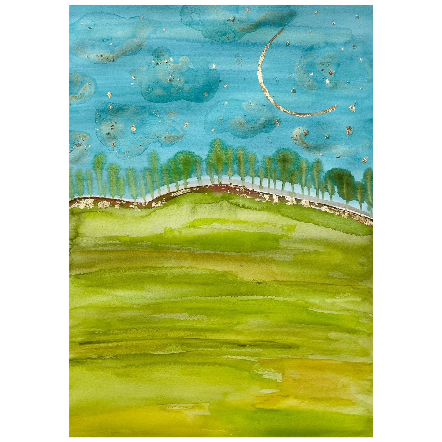 "The Journey Continues" Watercolor Original on Paper