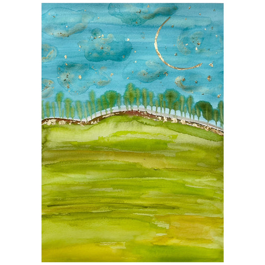 "The Journey Continues" Watercolor Original on Paper