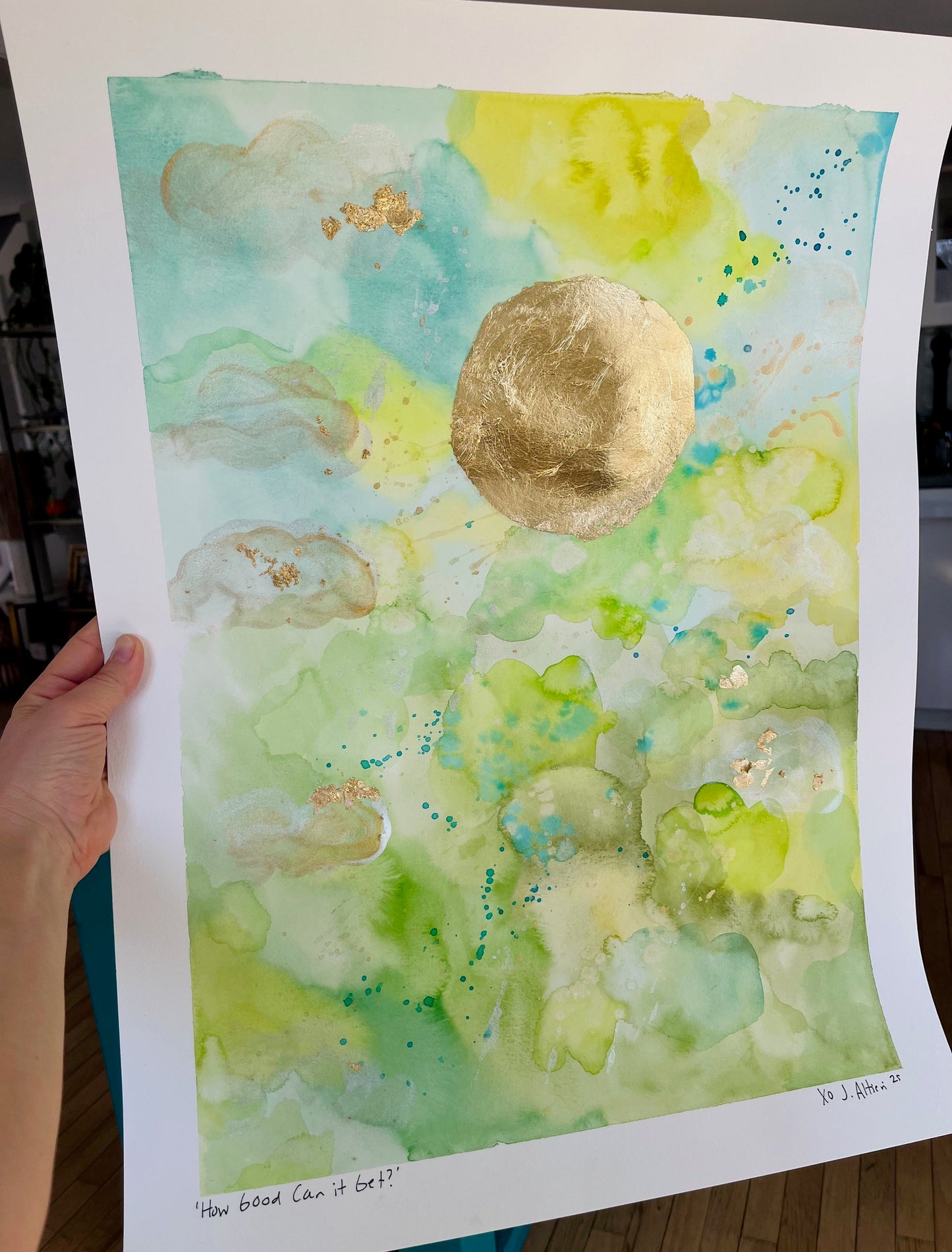 "How Good Can It Get?" Original Watercolor on Paper