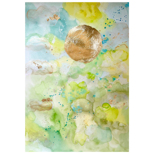 "How Good Can It Get?" Original Watercolor on Paper