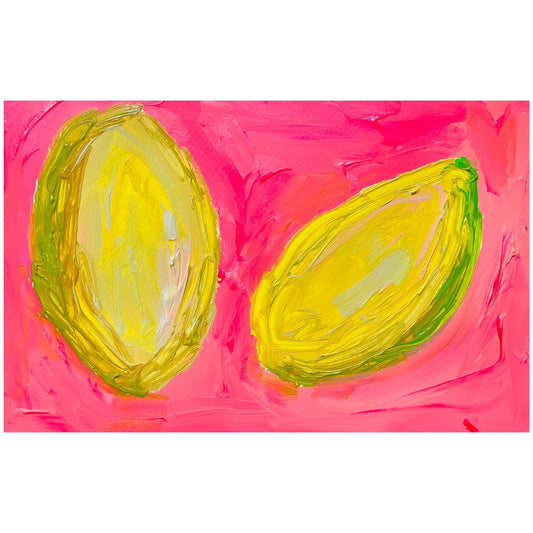 "When Life Be Lemoning" Original Painting on Paper