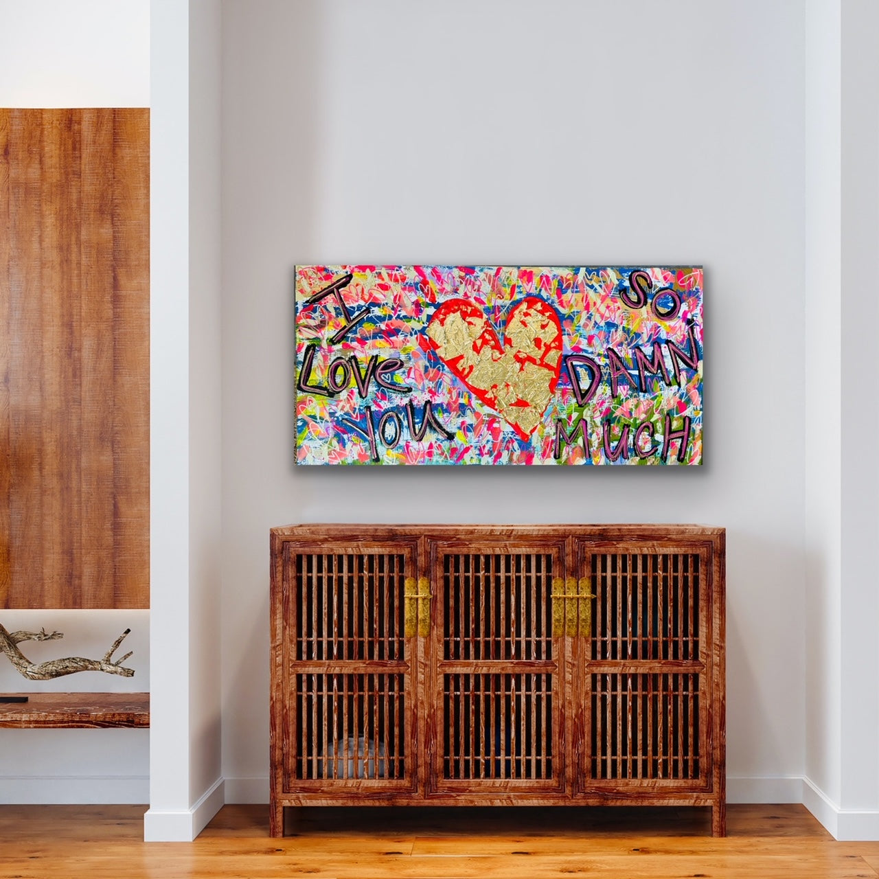 "I Love You So Damn Much" Original Painting