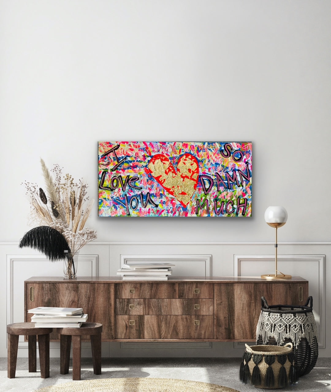 "I Love You So Damn Much" Original Painting