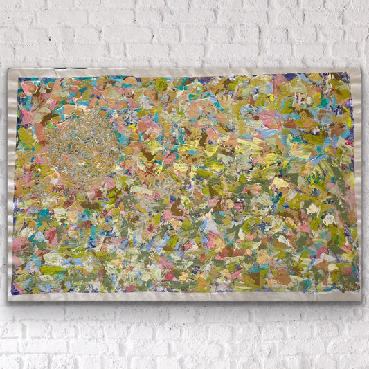 "Vibrational Invitation" Original Artwork on Loose Canvas Cloth