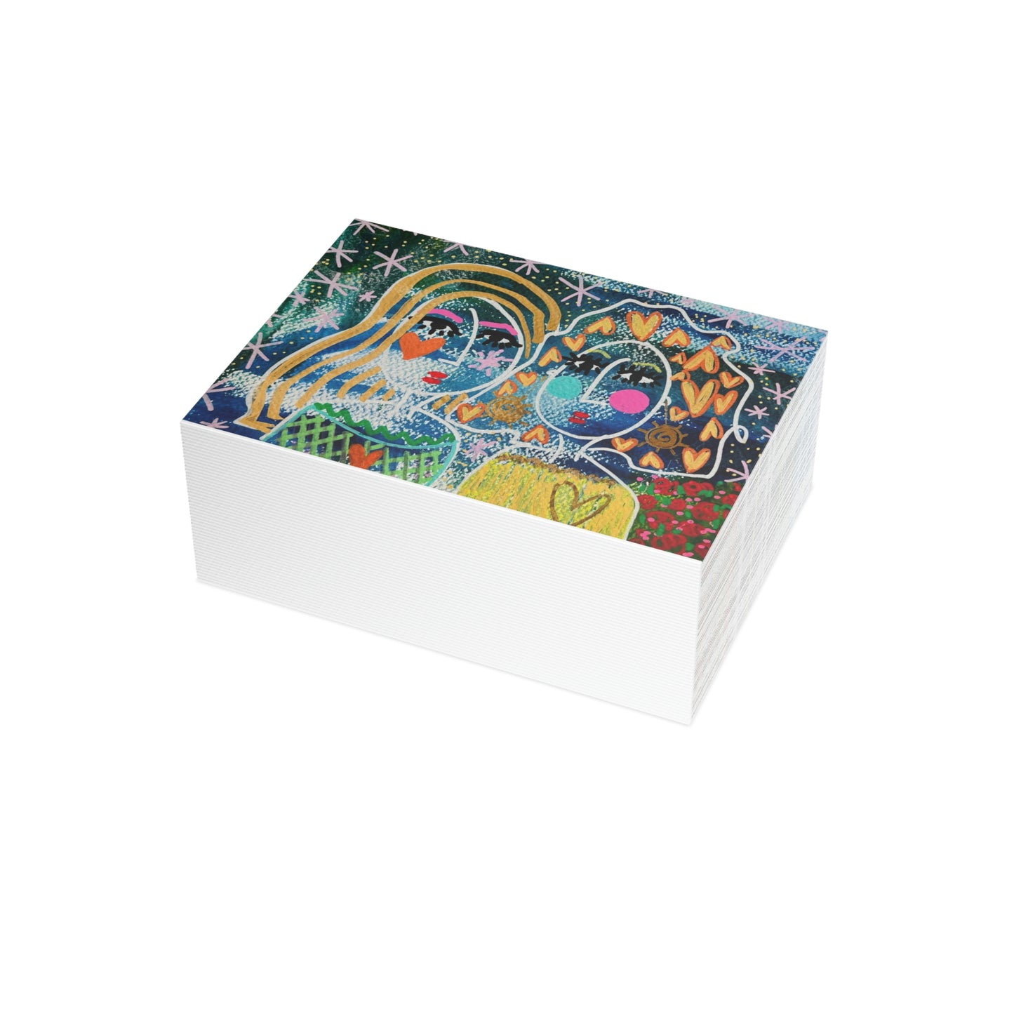 "State of Grace" Girl Talk Art Greeting Cards