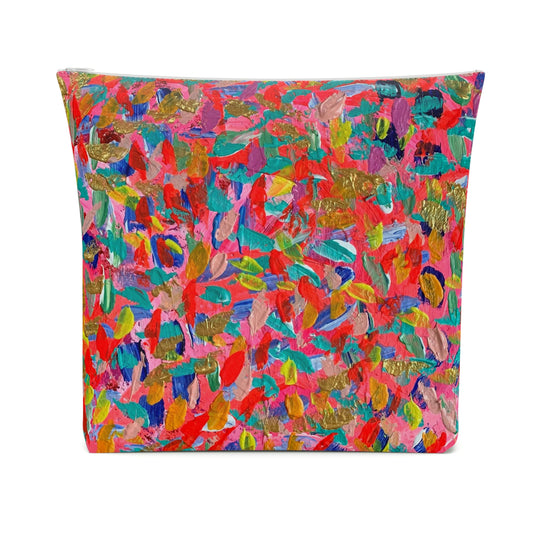 "It's All Jazz" Original Art Work Cotton Cosmetic Bag