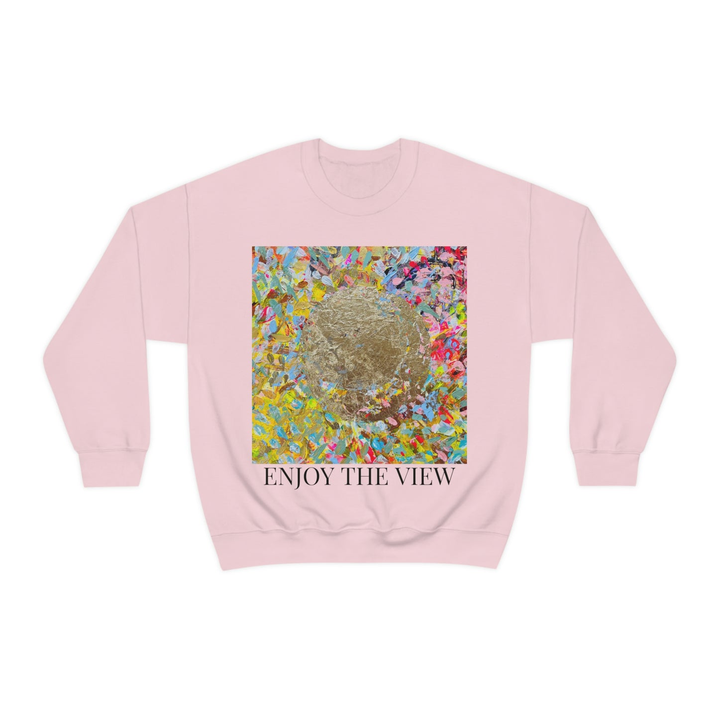 "ENJOY THE VIEW" Original Painting Unisex Heavy Blend Crewneck Sweatshirt