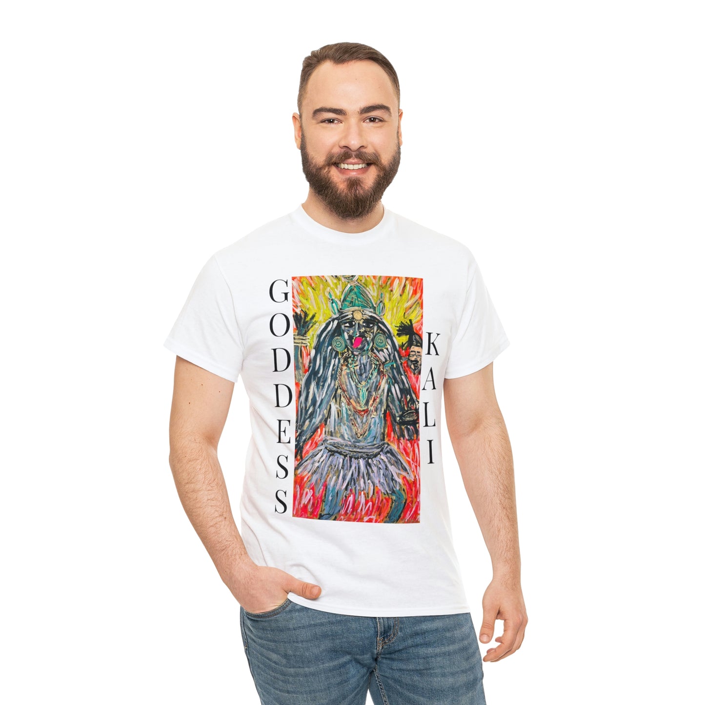 Hindu GODDESS Kali Unisex Heavy Cotton Tee