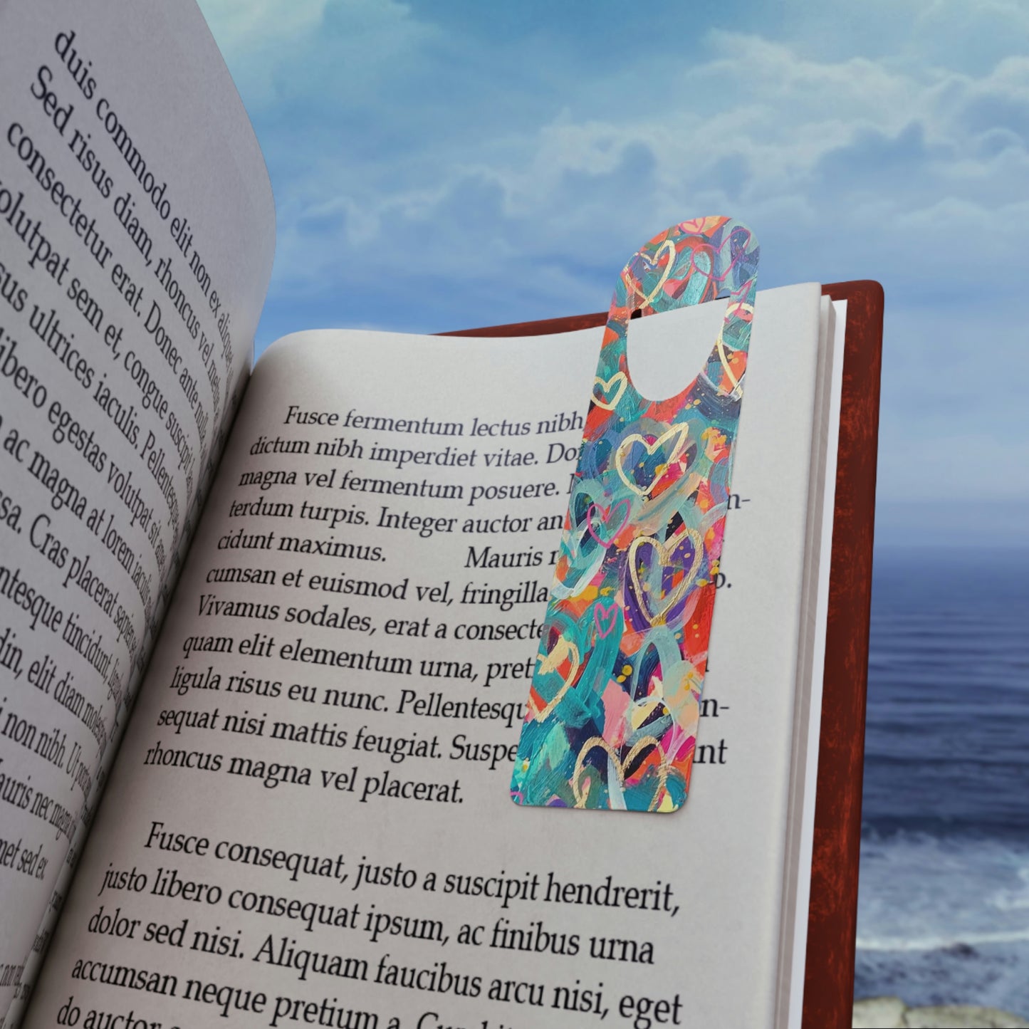 Grateful Heart Art Bookmark