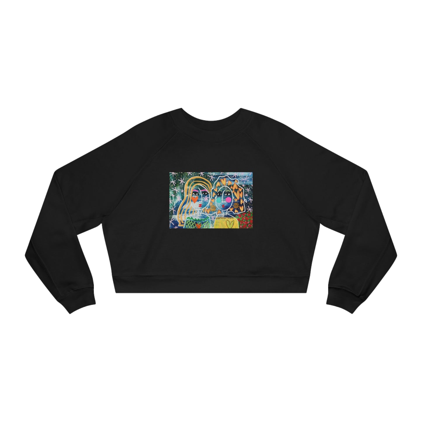 "STATE OF GRACE" Women's Cropped Fleece Pullover