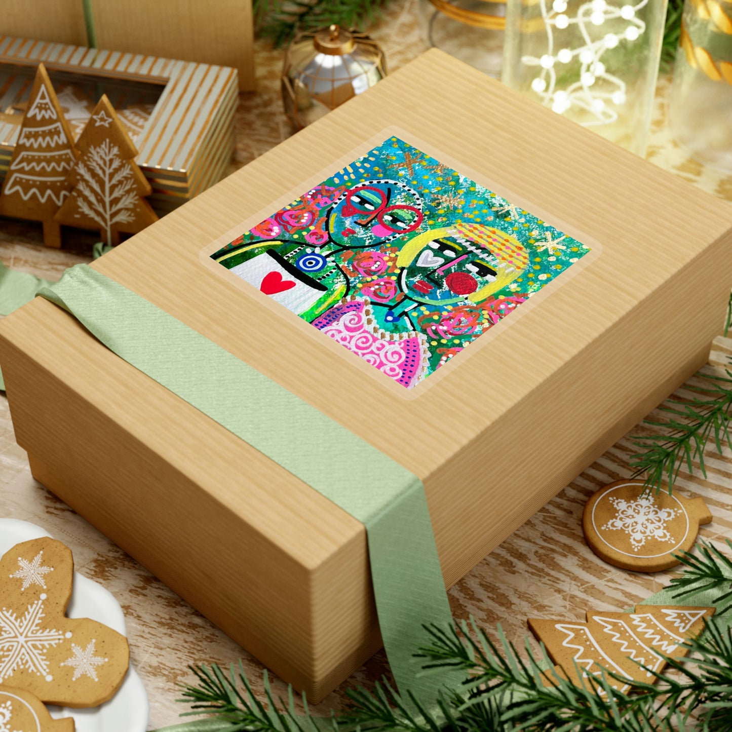 Girl Talk Art Series Stickers