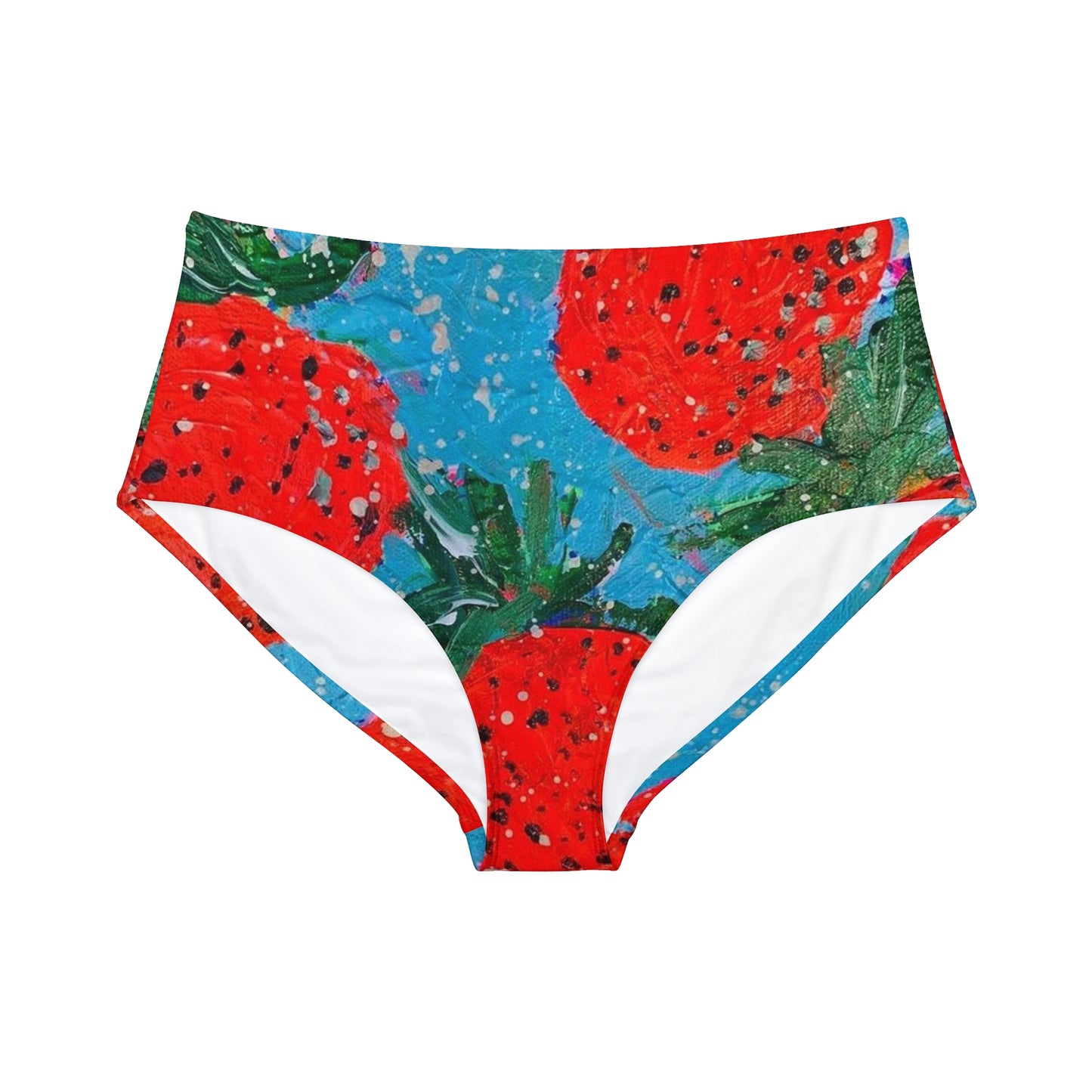 "Juicy" High-Waist Hipster Bikini Bottom
