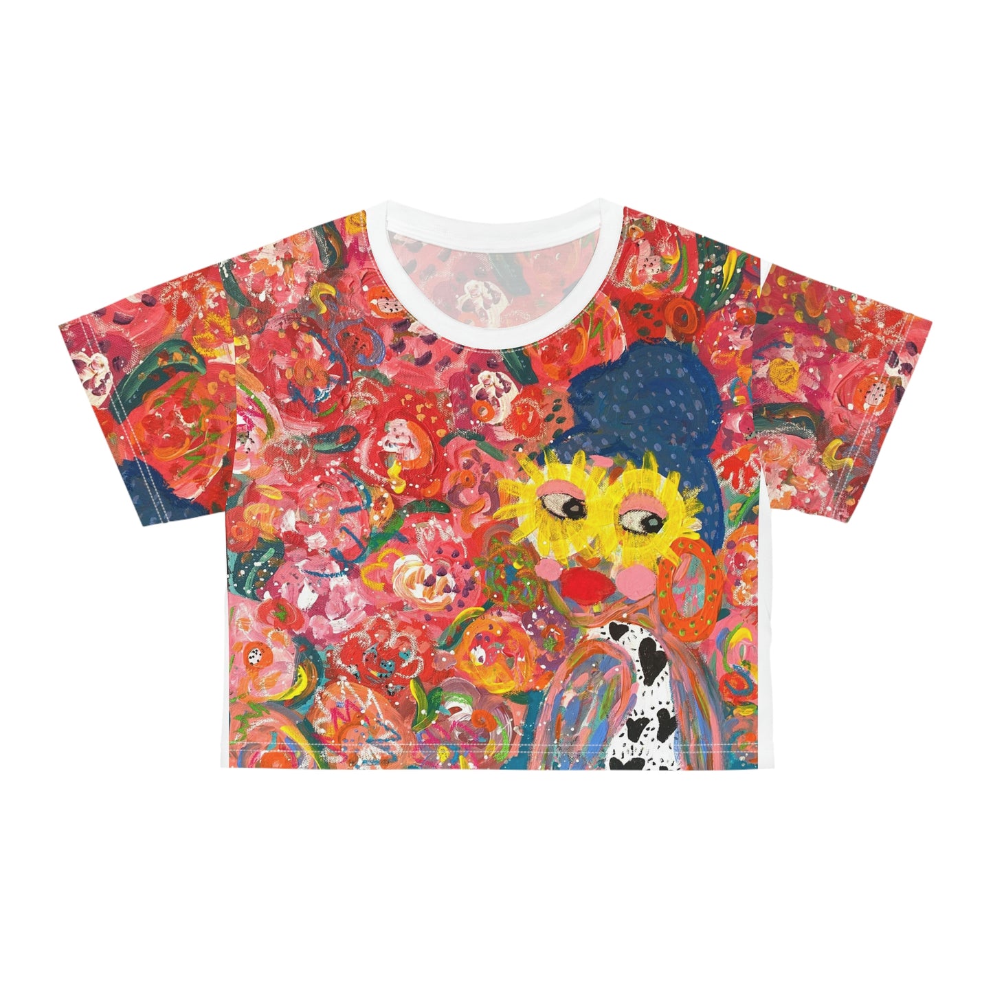 "Miss Pearl" Girl Talk Crop TopTee