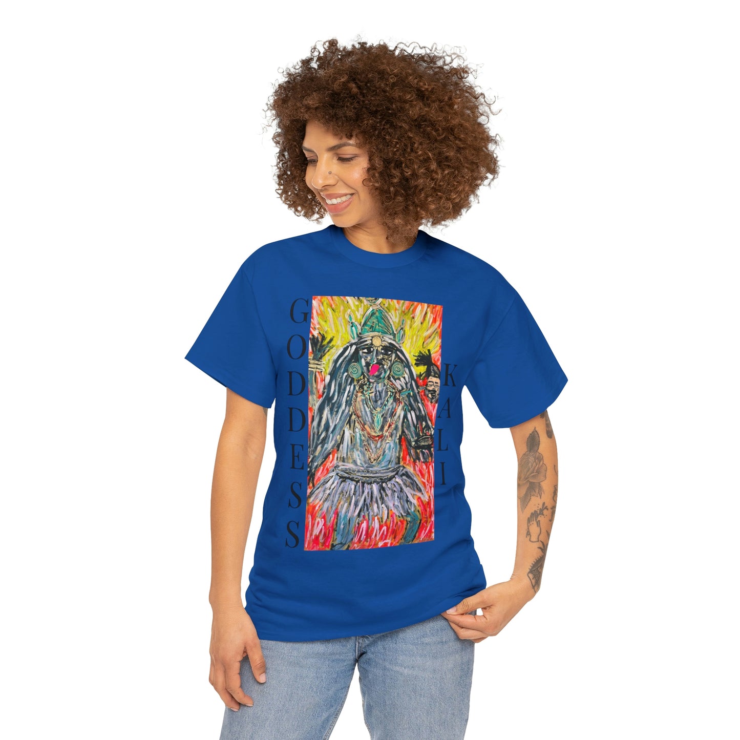 Hindu GODDESS Kali Unisex Heavy Cotton Tee