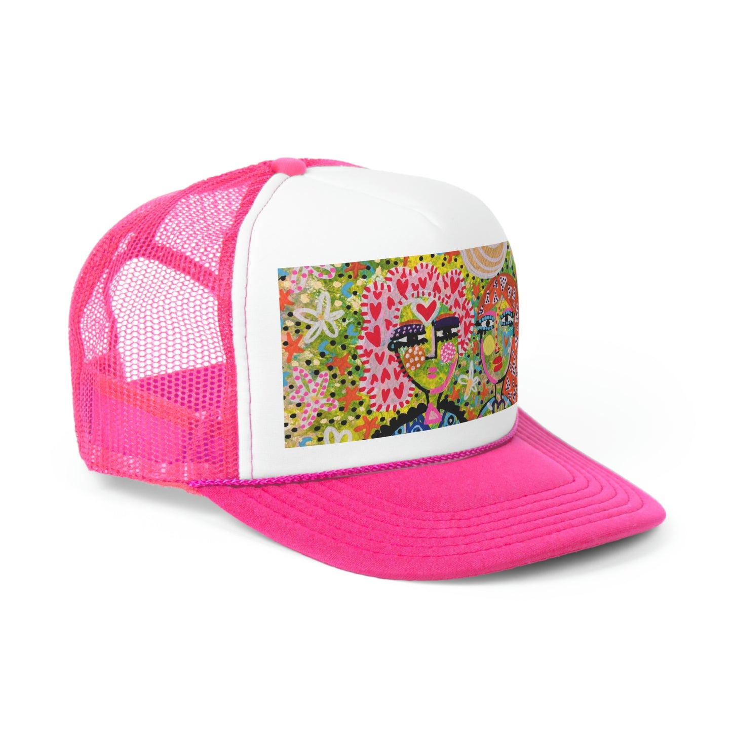 Girl Talk Art Trucker Cap