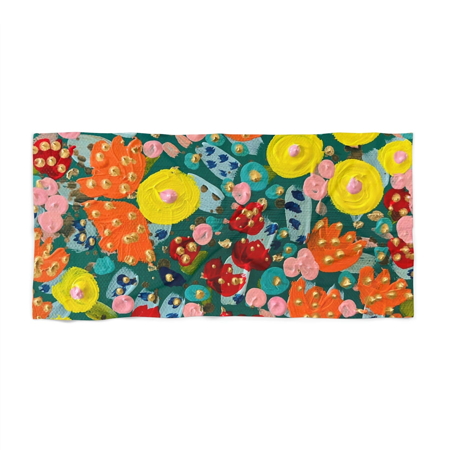 "Garden Dreams" Beach Towel