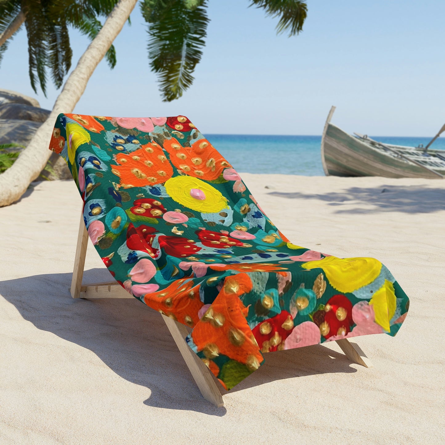 "Garden Dreams" Beach Towel