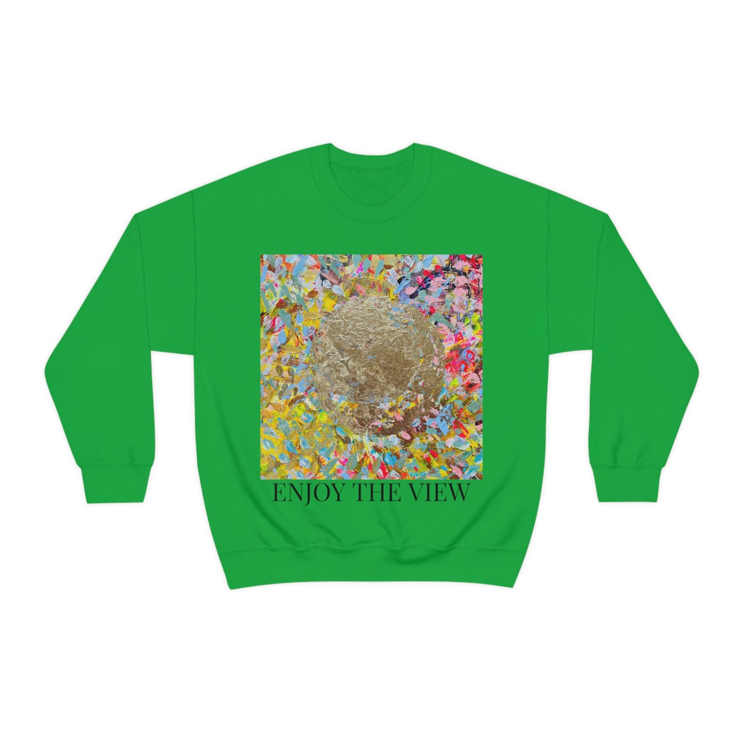 "ENJOY THE VIEW" Original Painting Unisex Heavy Blend Crewneck Sweatshirt