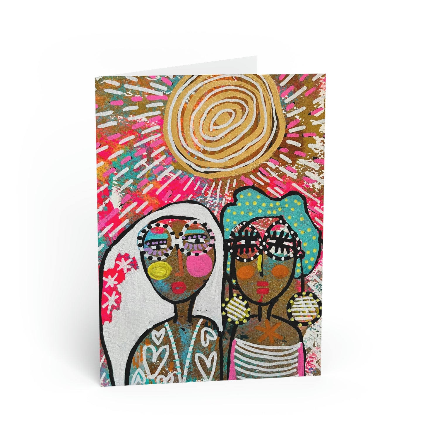 GIR TALK ART SERIES Greeting Cards