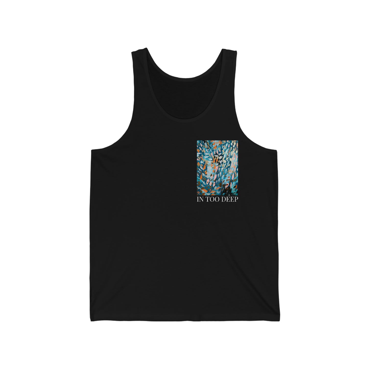 INTO THE DEEP Original Artwork Unisex Jersey Tank