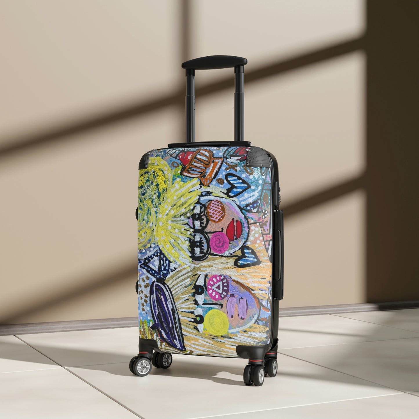 "2 American Girls In Paris" Suitcase