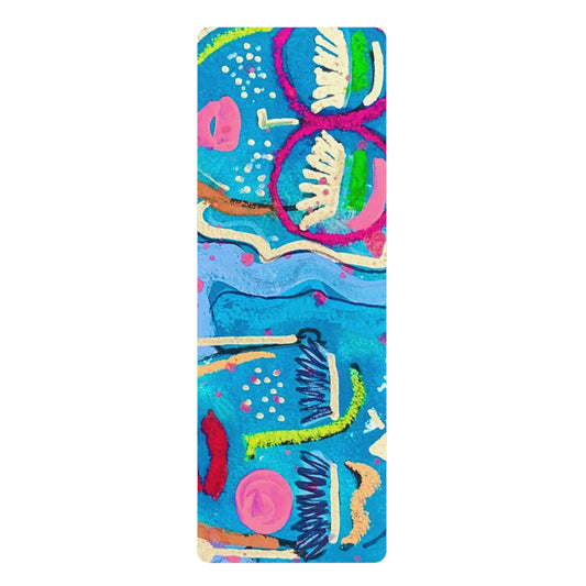 "Girl Talk Art Series" Rubber Yoga Mat