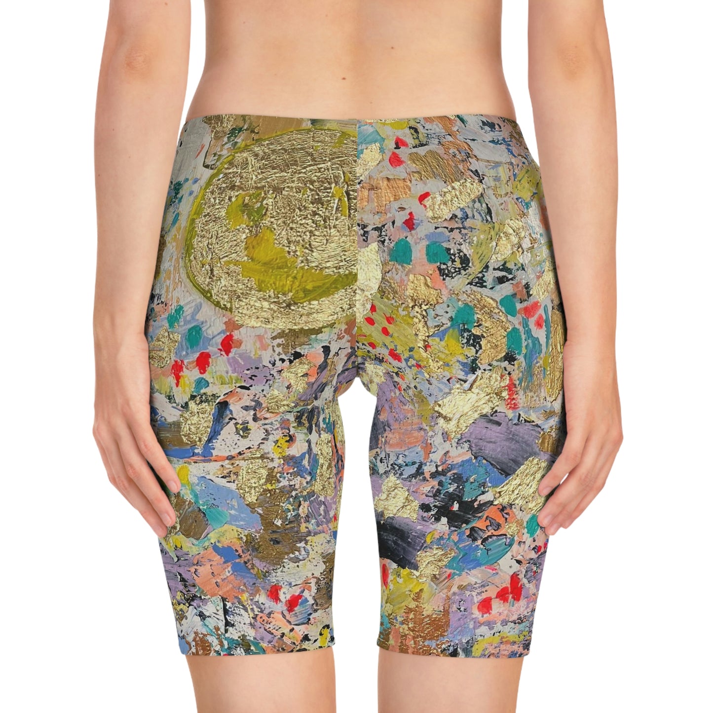 "The Light in Me IS the Light in You" Women's Bike/Yoga Shorts