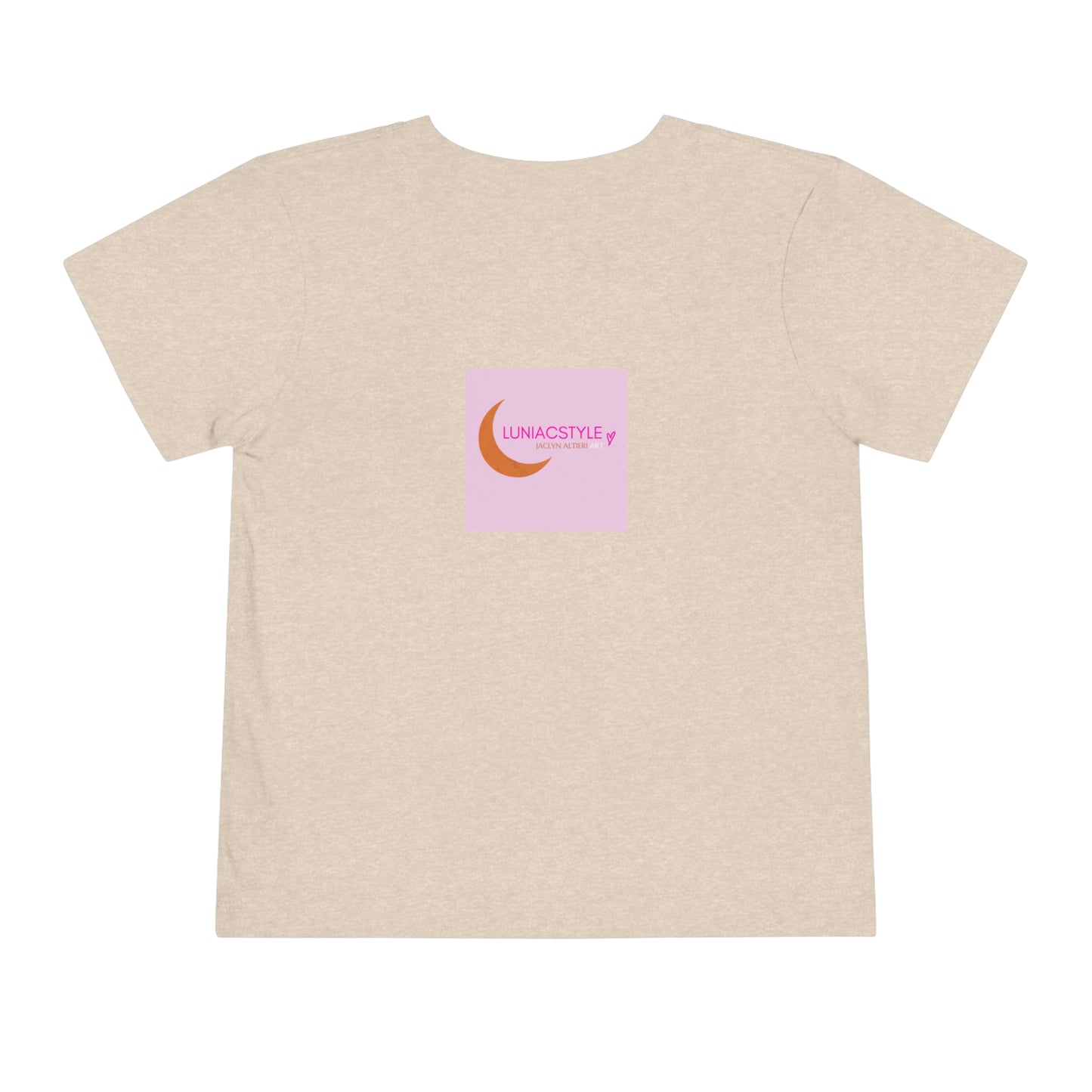 "Penny Lane" Girl Talk Art Toddler Short Sleeve Tee
