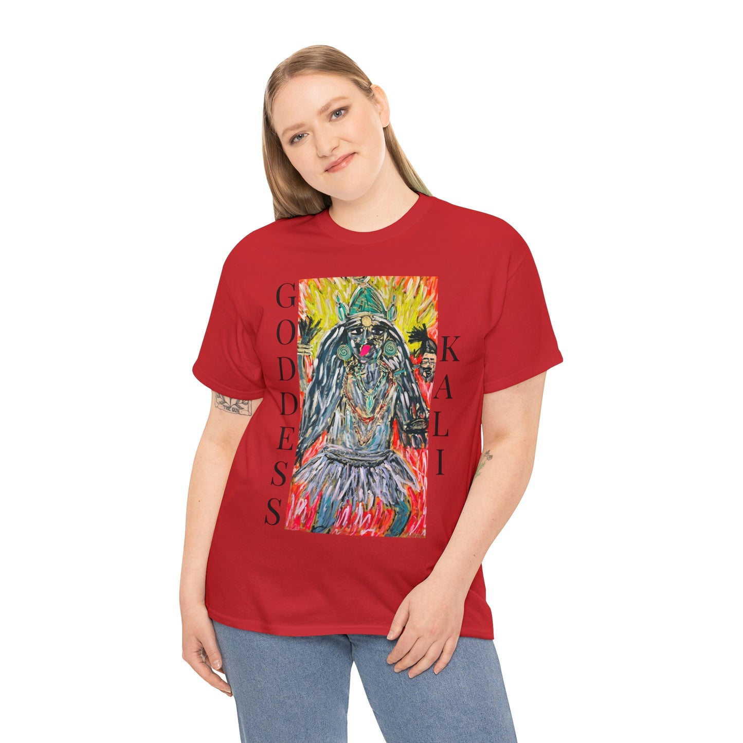 Hindu GODDESS Kali Unisex Heavy Cotton Tee
