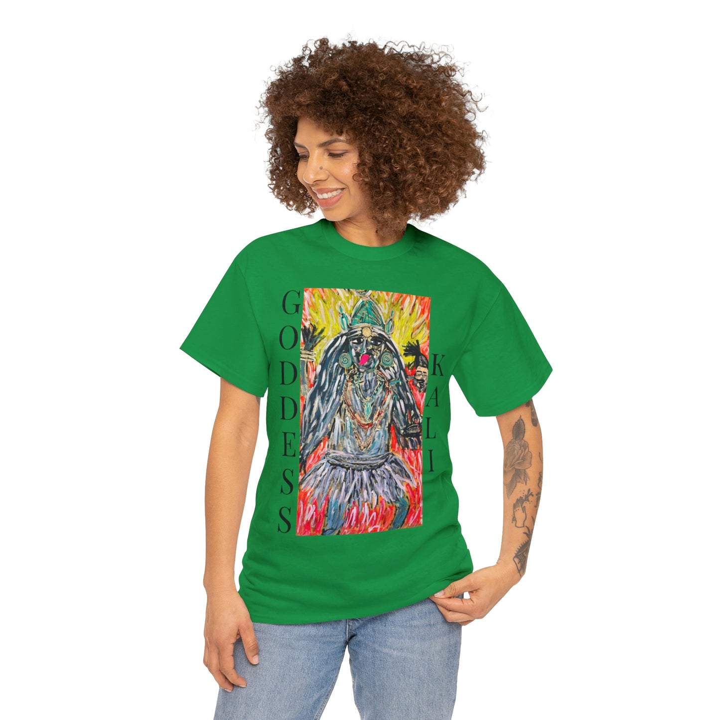 Hindu GODDESS Kali Unisex Heavy Cotton Tee