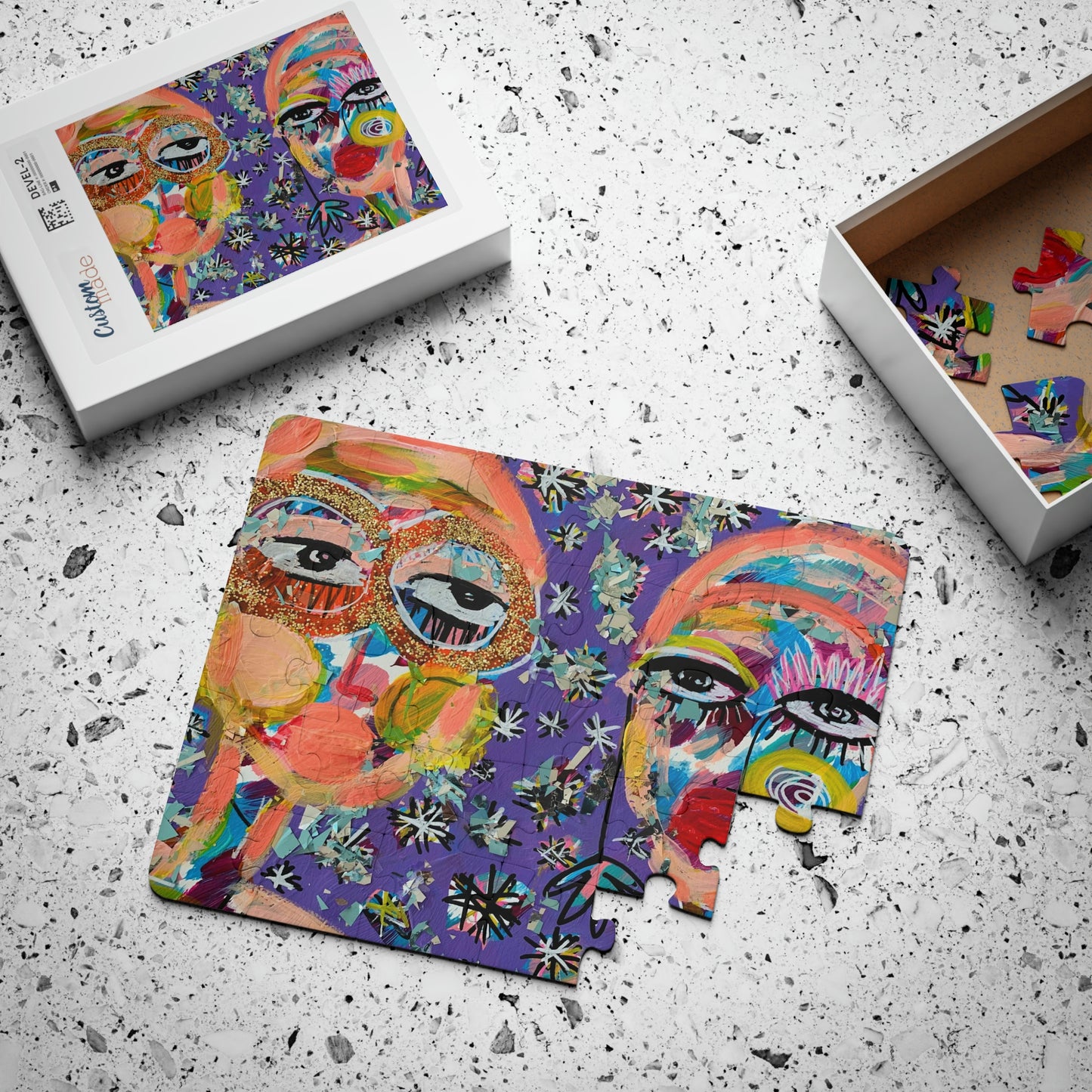 "Starry Nights With Friends" Girl Talk Art Series Kids' Puzzle, 30-Piece