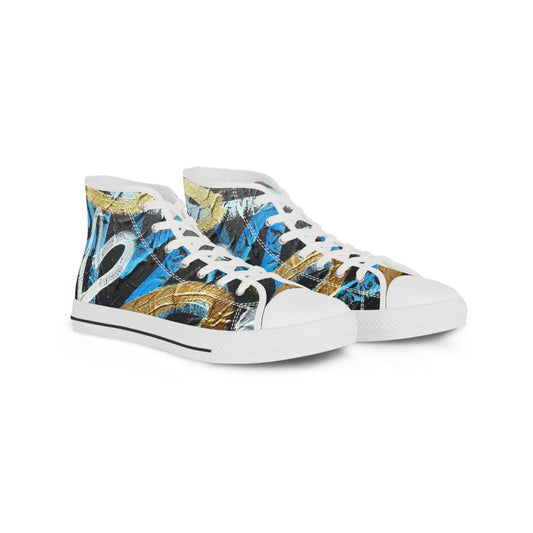 "LOVEHAPPY" Men's High Top Sneakers