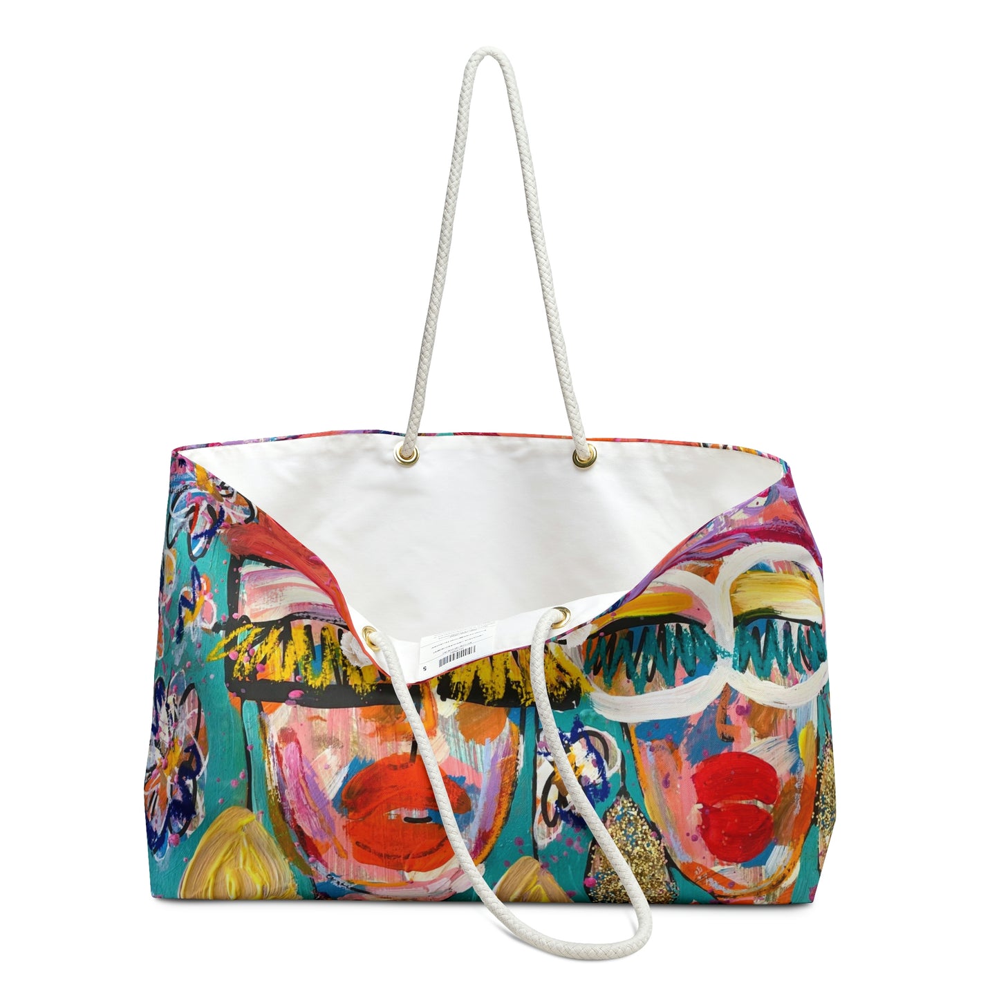 "May Flowers" Girl Talk Art Series Weekender Bag