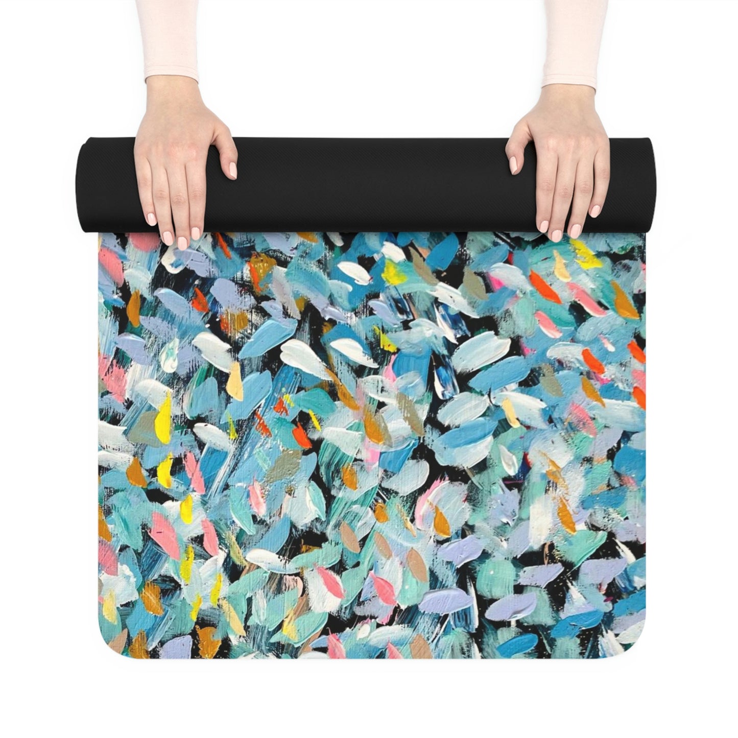 "Magical Existence" Original Artwork Rubber Yoga Mat