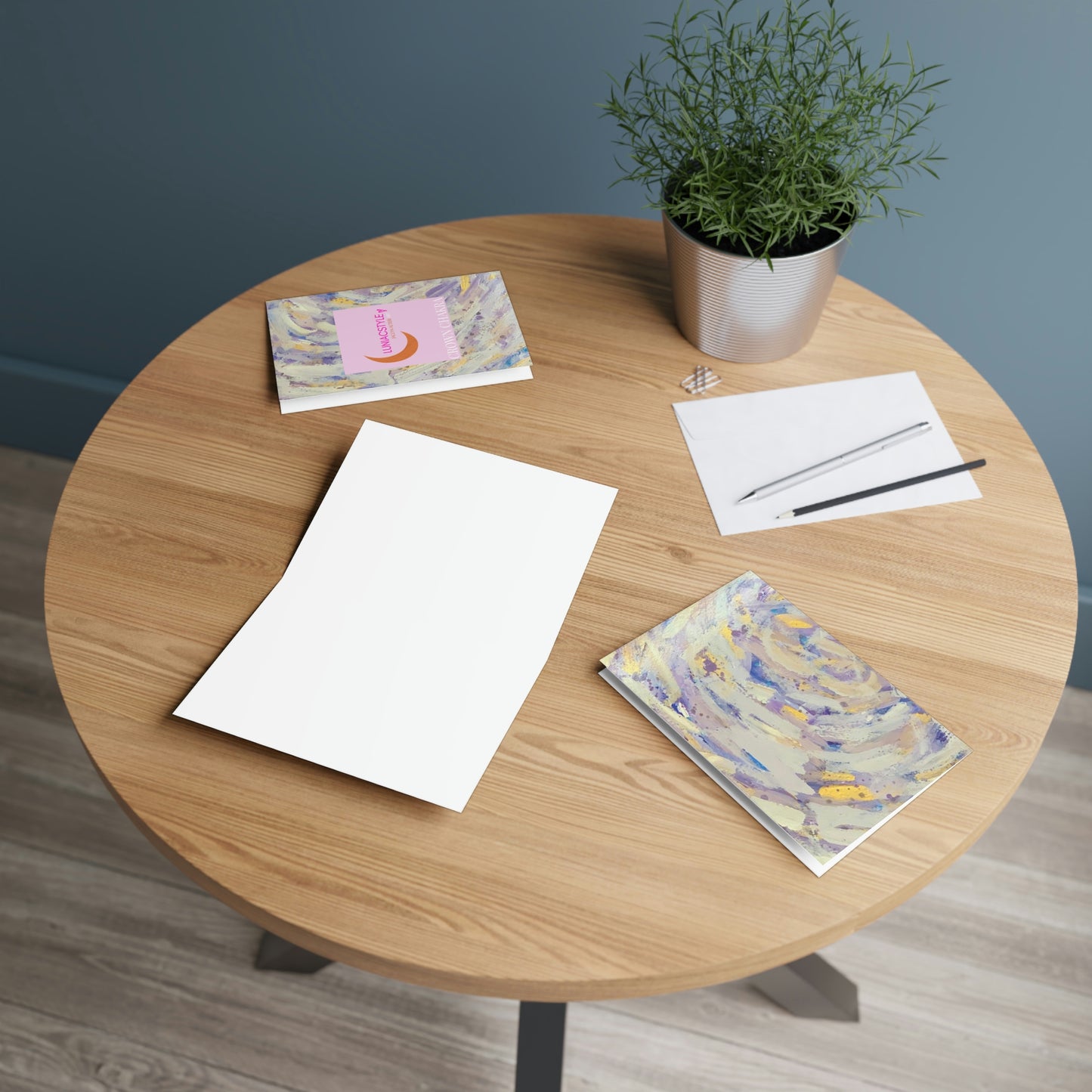 CROWN CHAKRA Greeting Card