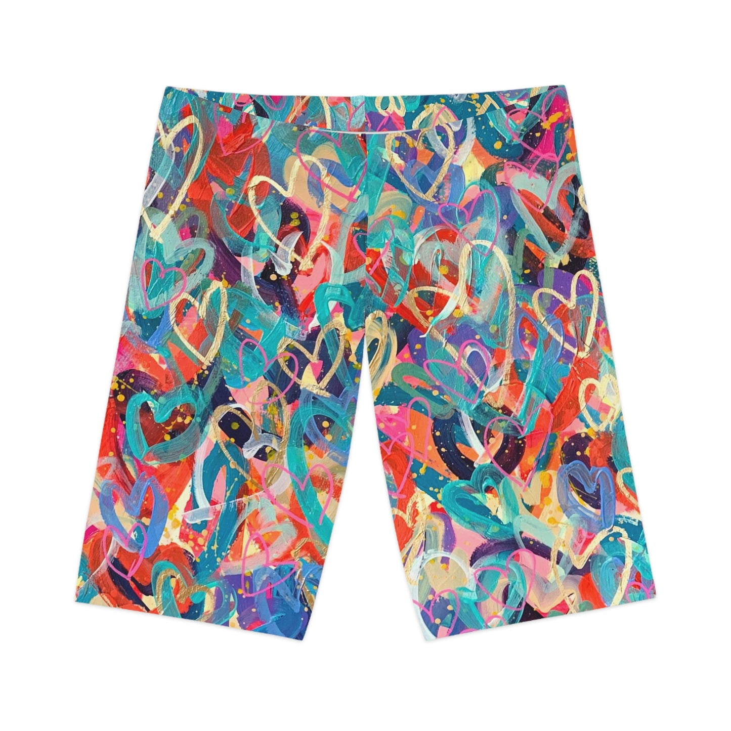 Grateful Heart Art Women's Yoga Shorts
