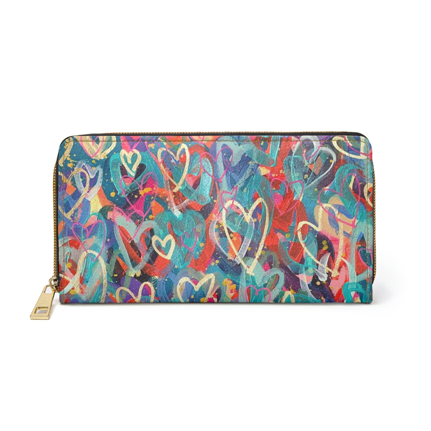 Grateful Heart Art Zipper Wallet