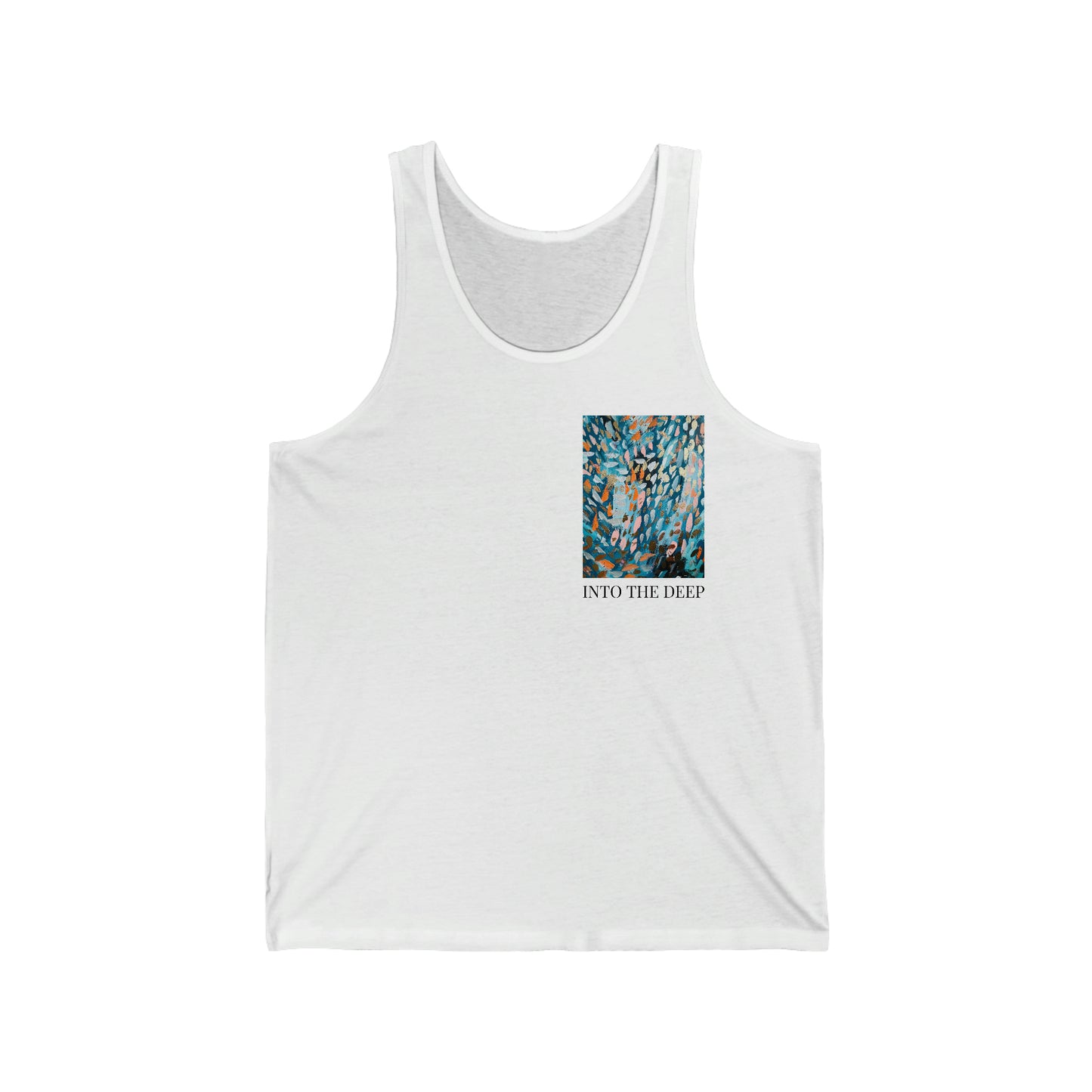 INTO THE DEEP Original Artwork Unisex Jersey Tank