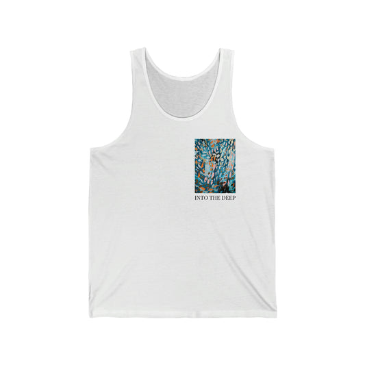 INTO THE DEEP Original Artwork Unisex Jersey Tank
